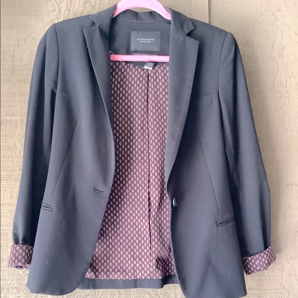 Madison Scotch Scotch&Soda Black Blazer